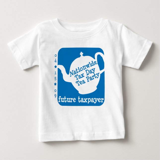 Camiseta Para Bebê O futuro contribuinte Toddler T-shirt (Frente)