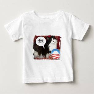 Camiseta Para Bebê O Gato de Gatinho Pet Whitehouse