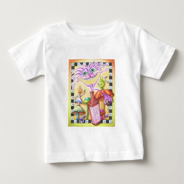 Camiseta Para Bebê O GATO WorCHESHIRE (Frente)