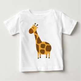 Camiseta Para Bebê O girafa personalizado caçoa o presente dos