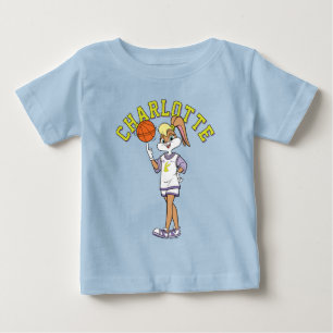 Camiseta Para Bebê O Giro de Basquete da Lola