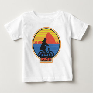 Camiseta Para Bebê O Gráfico de Bike do Retro Mikey Riding