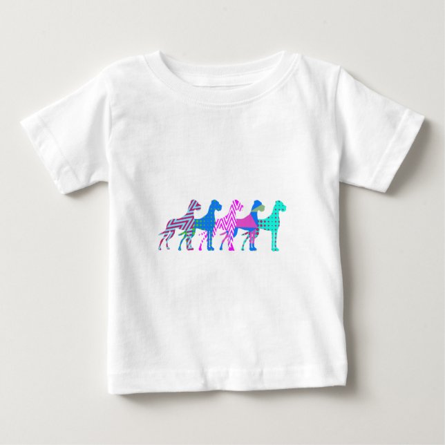 Camiseta Para Bebê O Grande Dane Pat (Frente)
