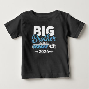 Camiseta Para Bebê O Grande Irmão Carregando: Anúncio de Novo Bebê
