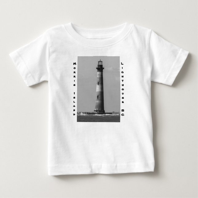 Camiseta Para Bebê O Histórico Tem Escala De Cinza Alta (Frente)