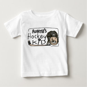 Camiseta Para Bebê O Hóquei Miúdo do Auntie