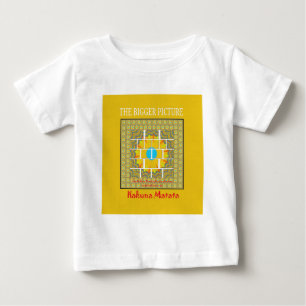 Camiseta Para Bebê O Impressão de Imagem Maior