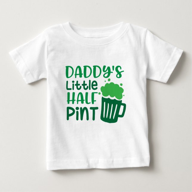 Camiseta Para Bebê O irlandês bonito exprime o bebê (Frente)