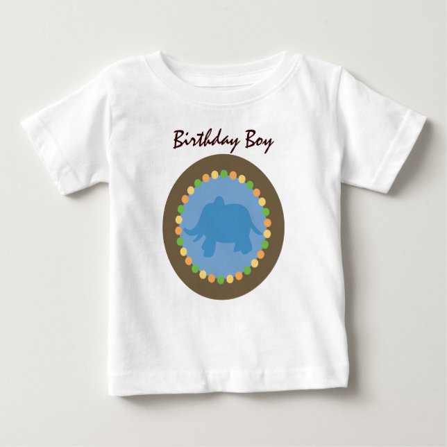 Camiseta Para Bebê O jardim zoológico pontilha o t-shirt da criança (Frente)
