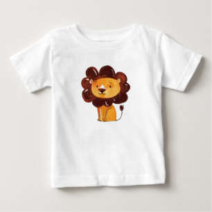 Camiseta Para Bebê O leão