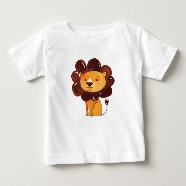 Camiseta Para Bebê O leão (Frente)