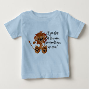 Camiseta Para Bebê O leão do bebê ouve-me rujir o camiseta e os