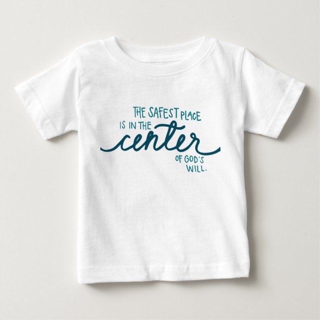 Camiseta Para Bebê O lugar mais seguro (Frente)