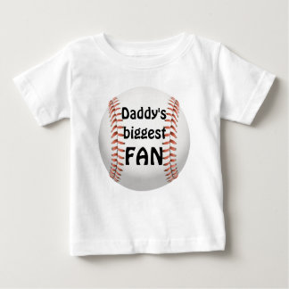 Camiseta Para Bebê O Maior Fã do Papai Beisebol Familiar