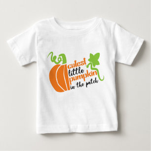 Camiseta Para Bebê O mais fofo no outono do Patch