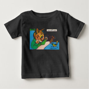 Camiseta Para Bebê O Mascote da Dreamland, Louis Wain Baby T-Shirt