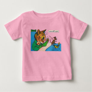 Camiseta Para Bebê O Mascote Dreamland, Louis Wain