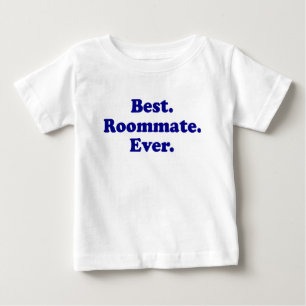 Camiseta Para Bebê O melhor companheiro de quarto nunca