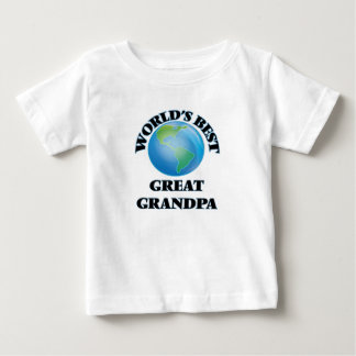 Camiseta Para Bebê O melhor grande vovô do mundo