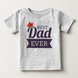 Camiseta Para Bebê O melhor pai nunca