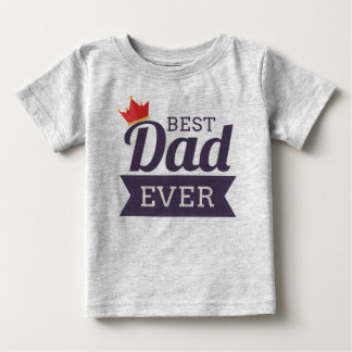 Camiseta Para Bebê O melhor pai nunca
