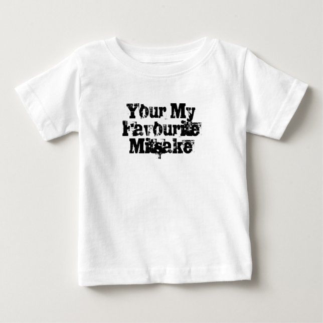 Camiseta Para Bebê O Meu Mitsaet Favorito (Frente)