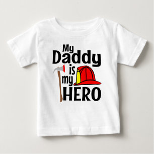 CAMISETA PARA BEBÊ O MEU PAI É O MEU ÓDIO HERÓI.