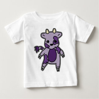 Camiseta Para Bebê O MOO roxo
