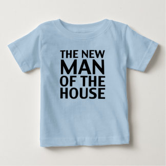 Camiseta Para Bebê O Novo Homem Da Casa De Roupa
