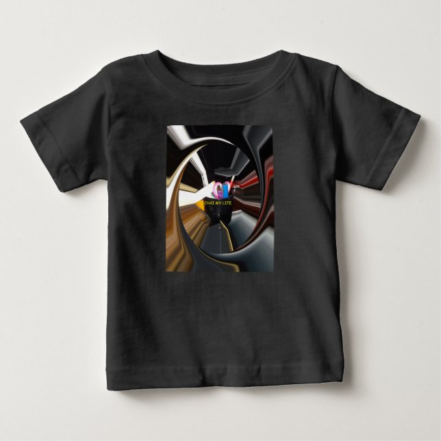 Camiseta Para Bebê O Núcleo da Agitação | Essencial de Escritório Gir (Frente)