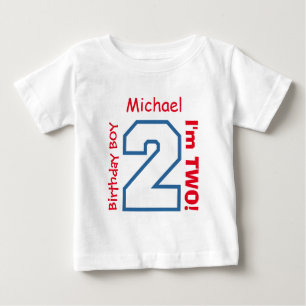 Camiseta Para Bebê ò Número grande A04. dos esportes do aniversári