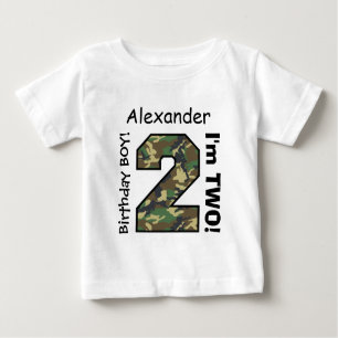 Camiseta Para Bebê ò Número grande A22 CAMO dos esportes do