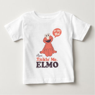 Camiseta Para Bebê O Original Tickle Me Elmo