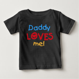 Camiseta Para Bebê O pai ama-me