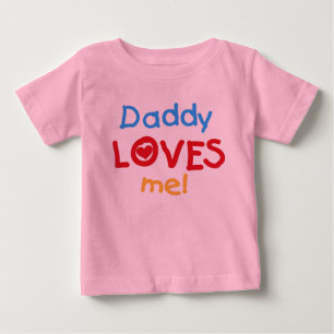 Camiseta Para Bebê O pai ama-me