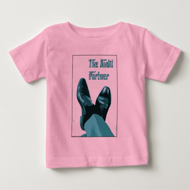 Camiseta Para Bebê "O parceiro de auditoria" (Frente)