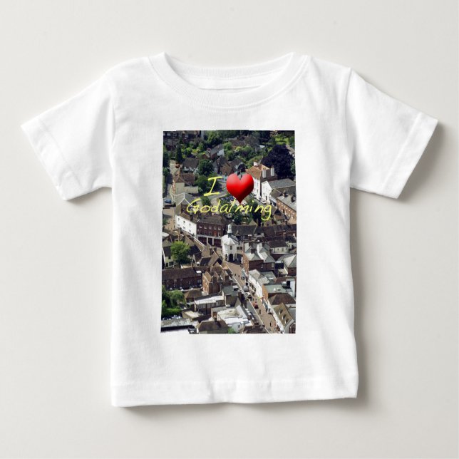Camiseta Para Bebê O Pepperpot Godalming Surrey (Frente)