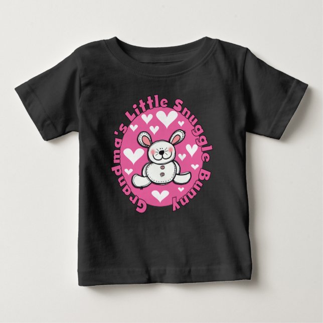 Camiseta Para Bebê O pequeno coelhinho da vovó (Frente)
