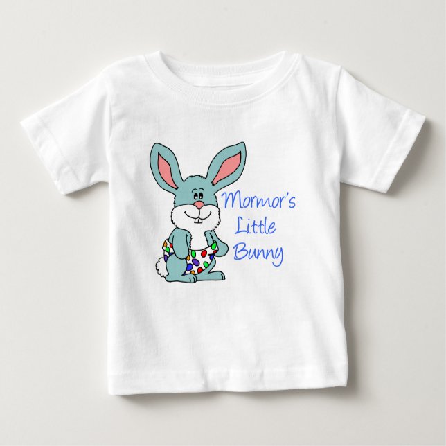 Camiseta Para Bebê O Pequeno Coelhinho de Mormor (Frente)
