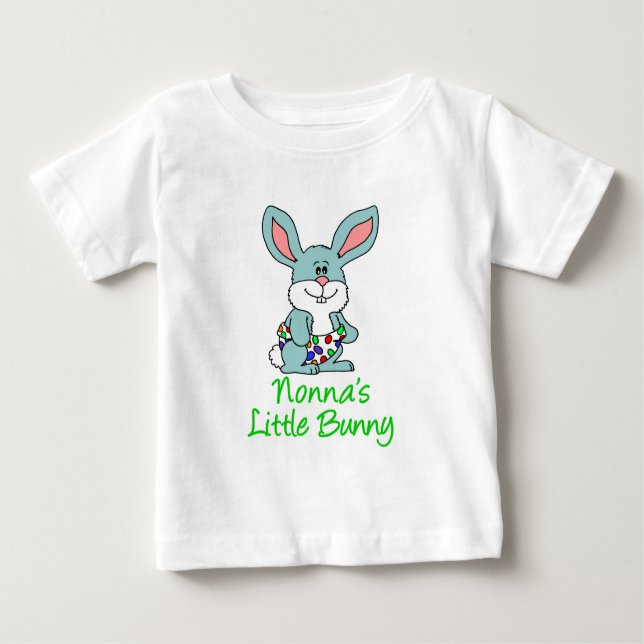 Camiseta Para Bebê O Pequeno Coelhinho de Nonna (Frente)