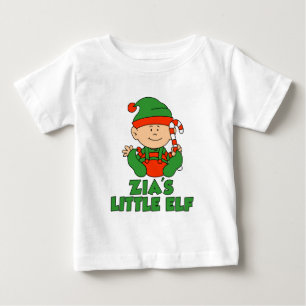 Camiseta Para Bebê O pequeno Elf da Zia