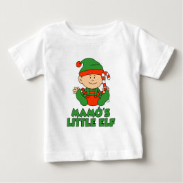 Camiseta Para Bebê O pequeno Elf do Mamo