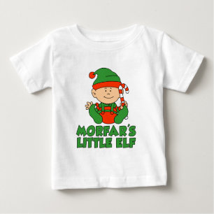 Camiseta Para Bebê O pequeno Elf do Morfar