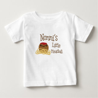 Camiseta Para Bebê O Pequeno Meatball de Nonni