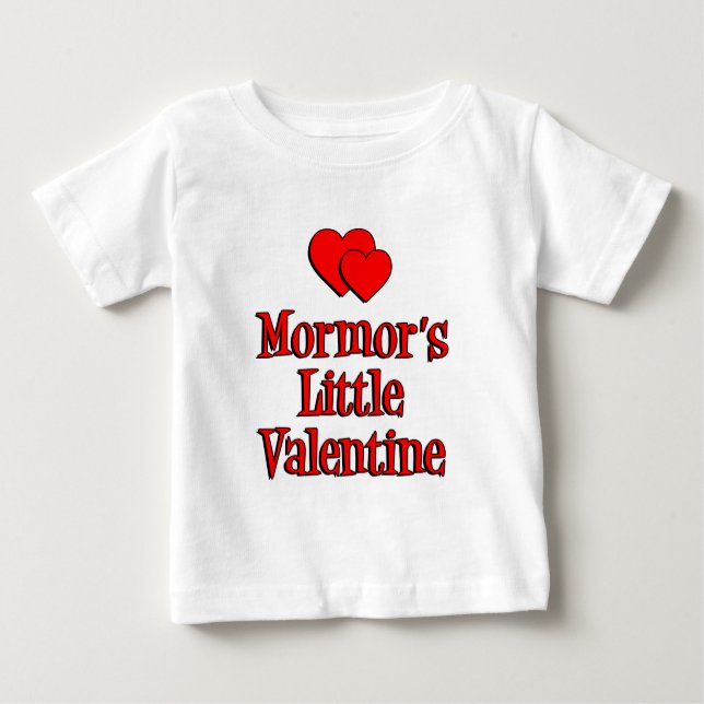 Camiseta Para Bebê O Pequeno Namorados de Mormor (Frente)