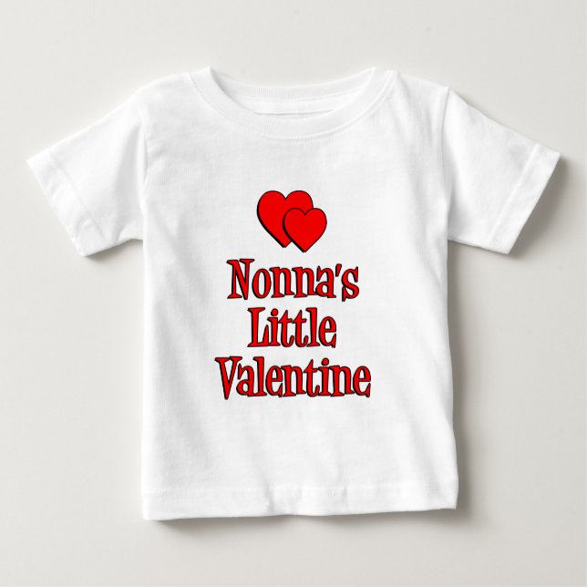 Camiseta Para Bebê O pequeno Namorados de Nonna (Frente)