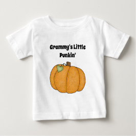 Camiseta Para Bebê O Pequeno Punkin do Grammy