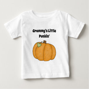 Camiseta Para Bebê O Pequeno Punkin do Grammy