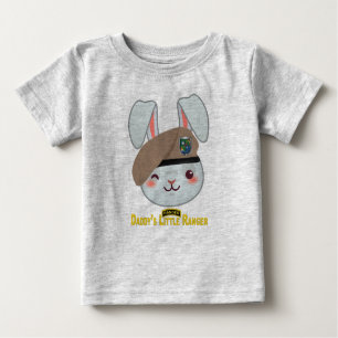 Camiseta Para Bebê "O Pequeno Ranger Bunny do Pai"