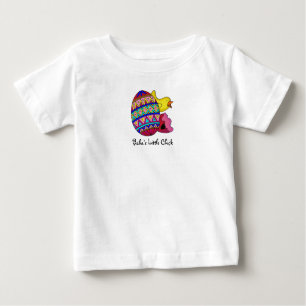 Camiseta Para Bebê O pintinho pequeno do babá